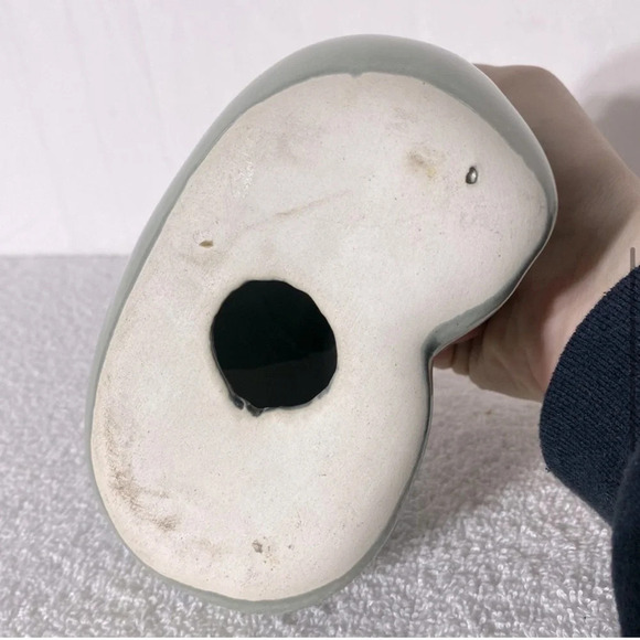 Vintage Tonala Mexico Folk Art Grey Painted Ceramic Cat Statue - Picture 7 of 16